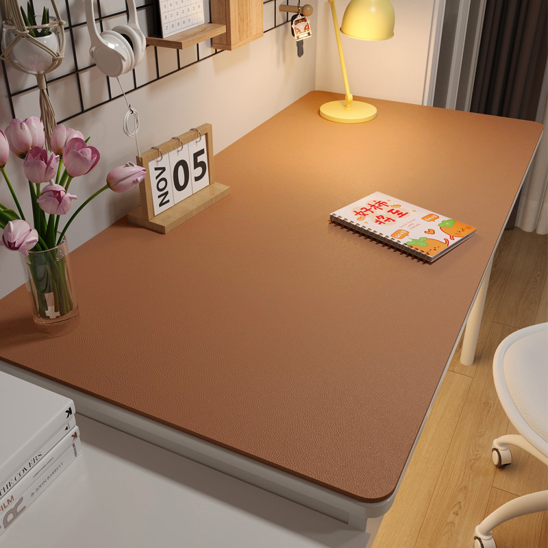 A850 ring protection eye desk mat student leather solid color coffee table mat oil-proof table cloth learning computer desk mat non-slip