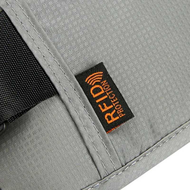 RFID Blocking Waterproof Sport Travel Phone Money Belt Bag Fanny Packs Men Women Hidden Wallet Passport Holder Bag Big CapacityT251128