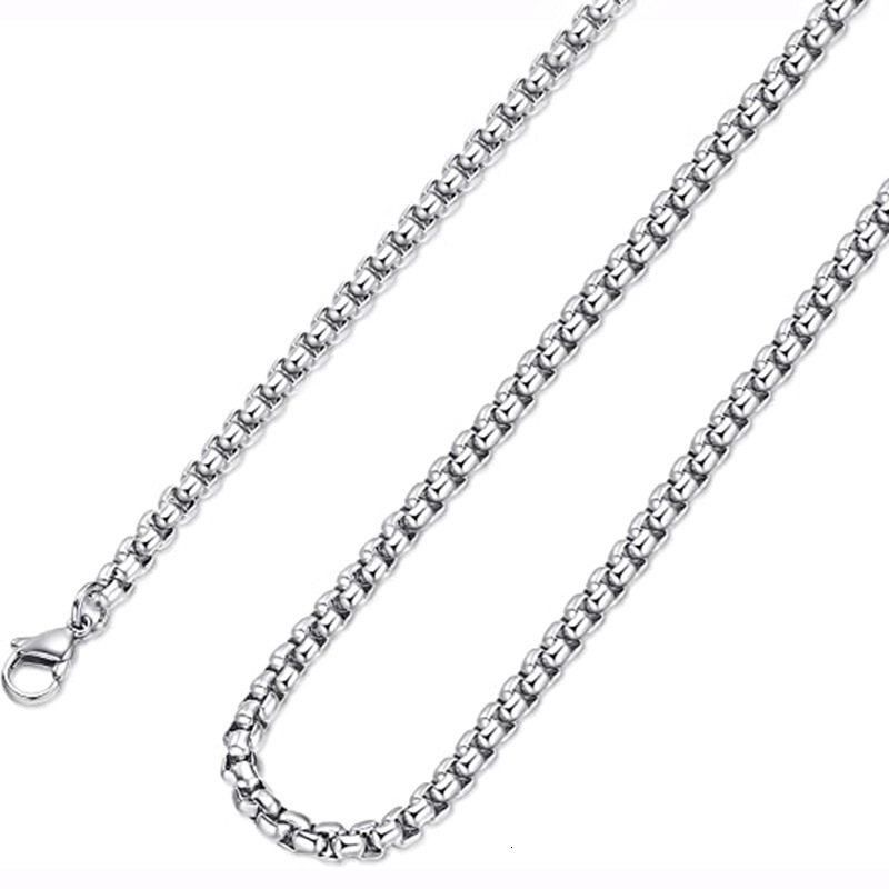 Xinghe 6 types of stainless steel Cuban Figaro square Ro wheat chains, and matching chains
