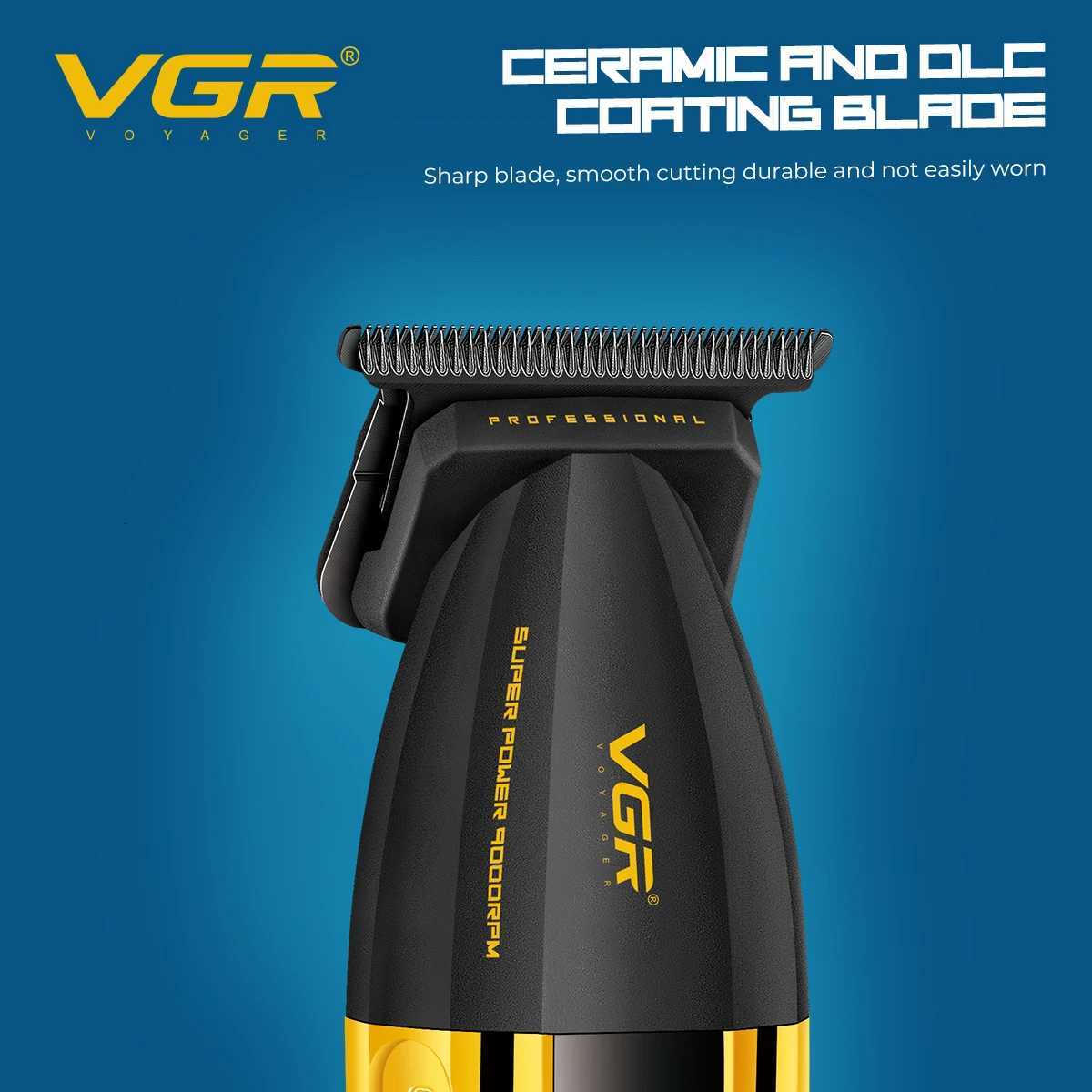 VGR Hair Trimmer Professional Hair Clippers Electric Trimmer Adjustable Hair Cut Machine Metal Clippers and Trimmers Set V-285 H251220