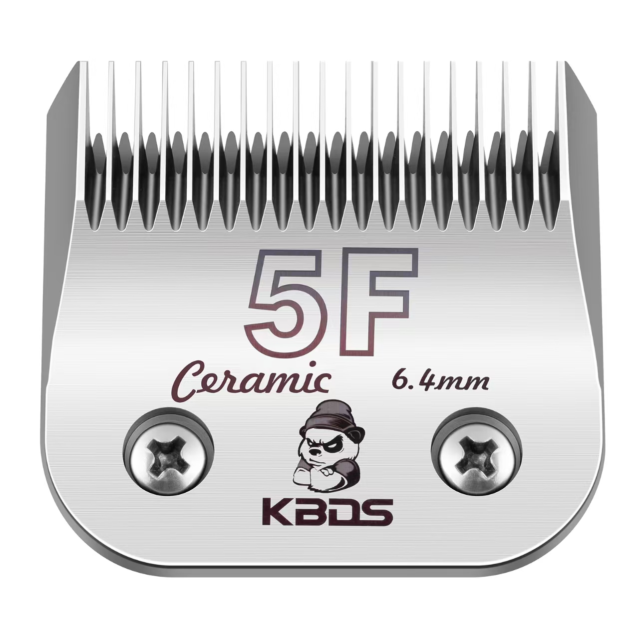 KBDS 5F Ceramic Detachable A5 Pet Dog Grooming Clipper Blades (1/4" - 6.4mm) ,Compatible with Most Andis,Oster A5 Wahl KM Series Clippers(Customi