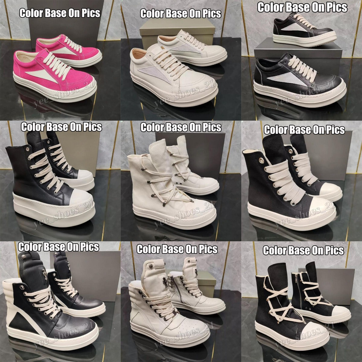 2026 Designer boots with box Genuine Leather boot furry boot canvas boots Luxury booties black white red pink high top horse hair boots low top suede boots