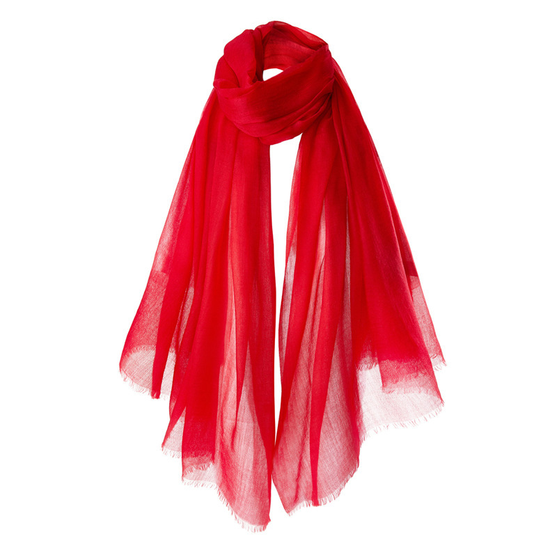 K560 Wholesale solid color Inner Mongolia water-soluble cashmere scarf women's summer air-conditioned room outdoor solid color ring cashmere suns