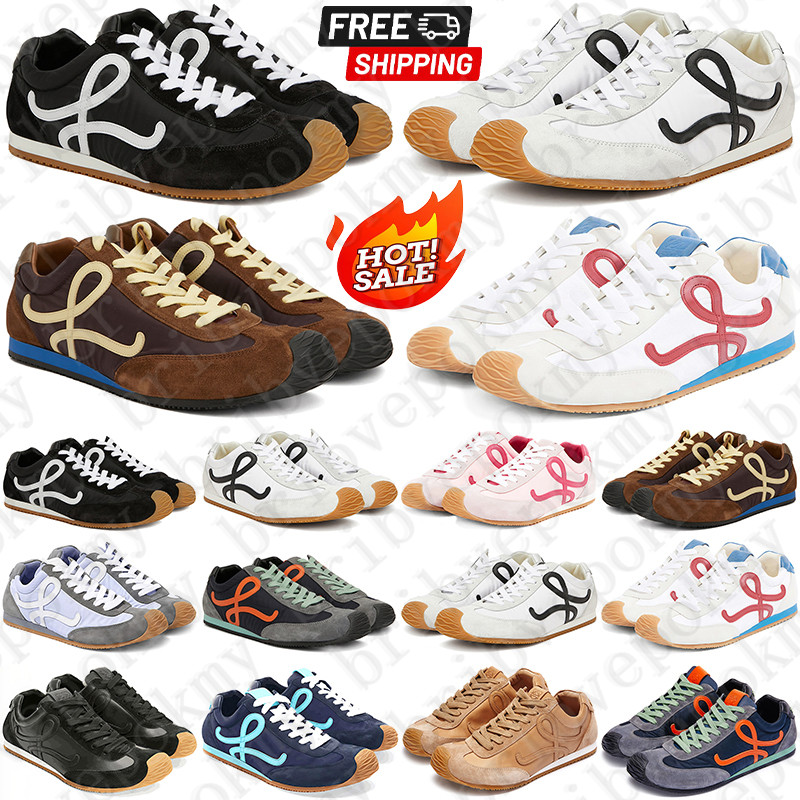 Designer sneakers Shoes Ballet Runner chaussure for mens womens loeweshoelies white men women trainers scarpe Plate-forme casual luxury top