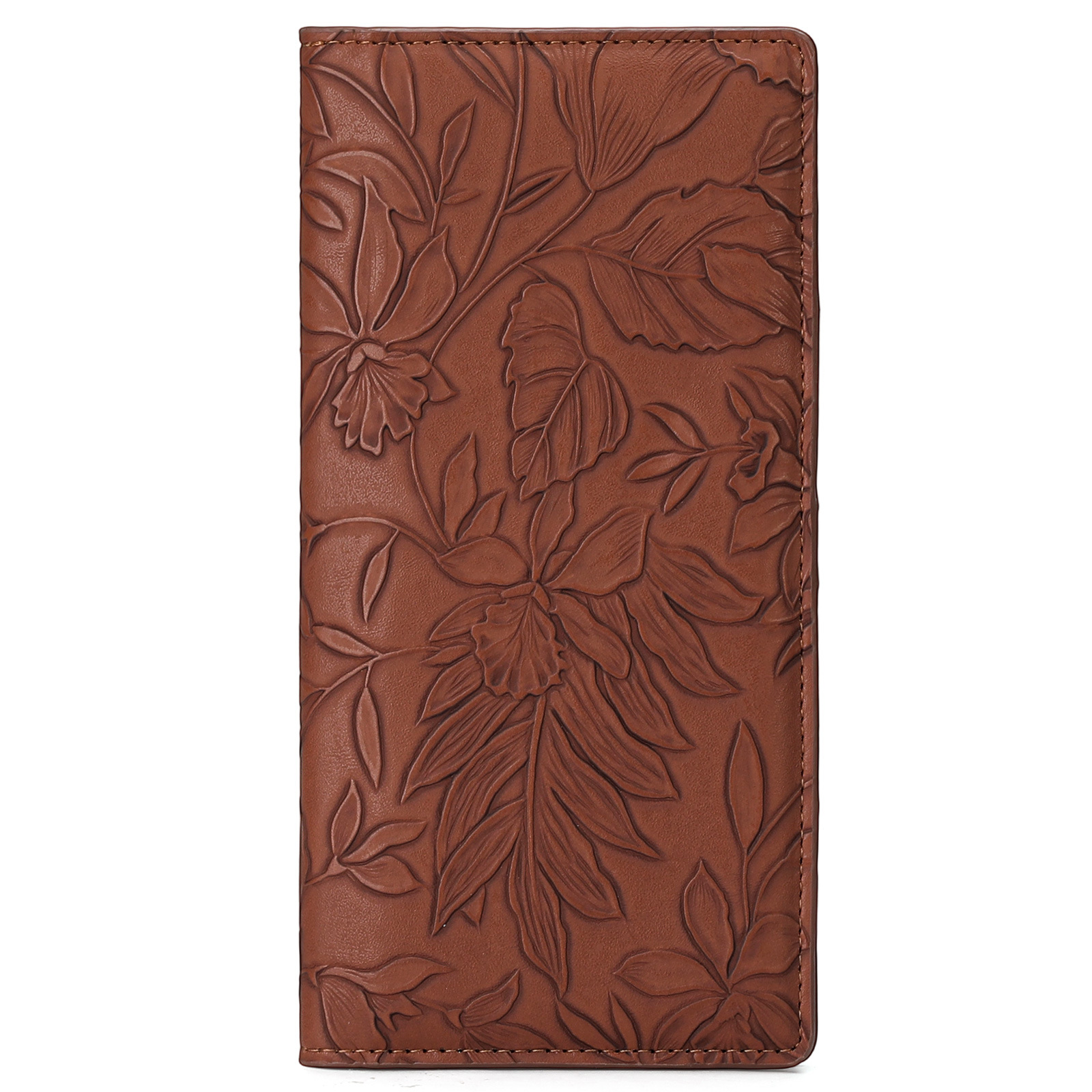 Wallets Women's Long Bifold Wallet - 11 Card Slots, 3 Cash Compartments & ID Window (Leather, Gray)