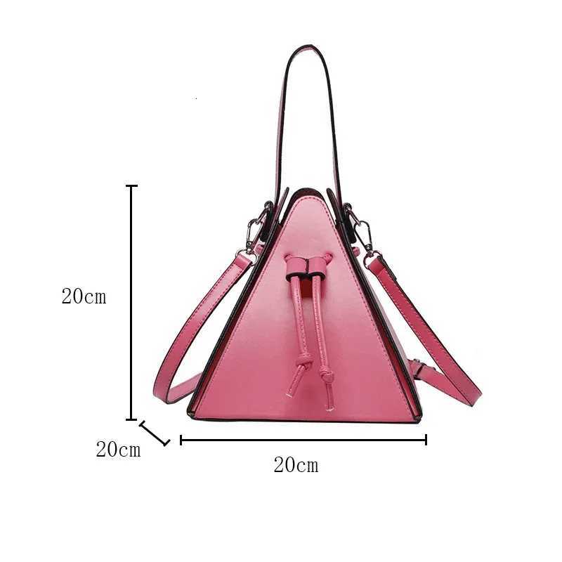 Designer Fi Ladies Shoder Bags Handbag Sense of Luxury Wen Bags High Quality Leather Crossbody Bag Designer Fem Triangle Bags Y251127