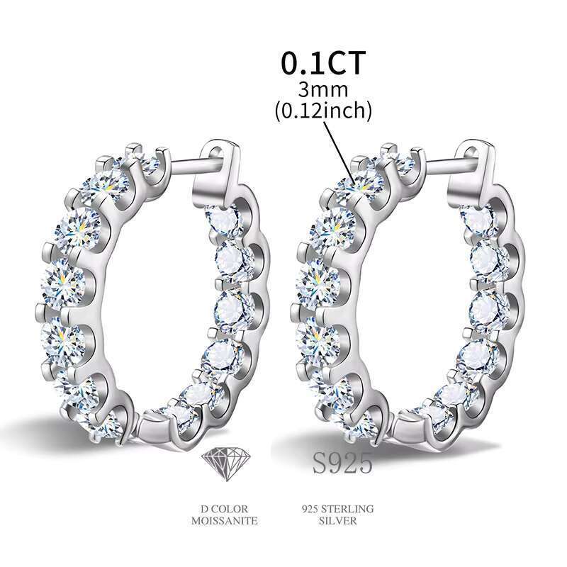 elegant gra accredited 2 6ct diamond simulants for brides designer ear jewelry featuring premium silicon quartz stones