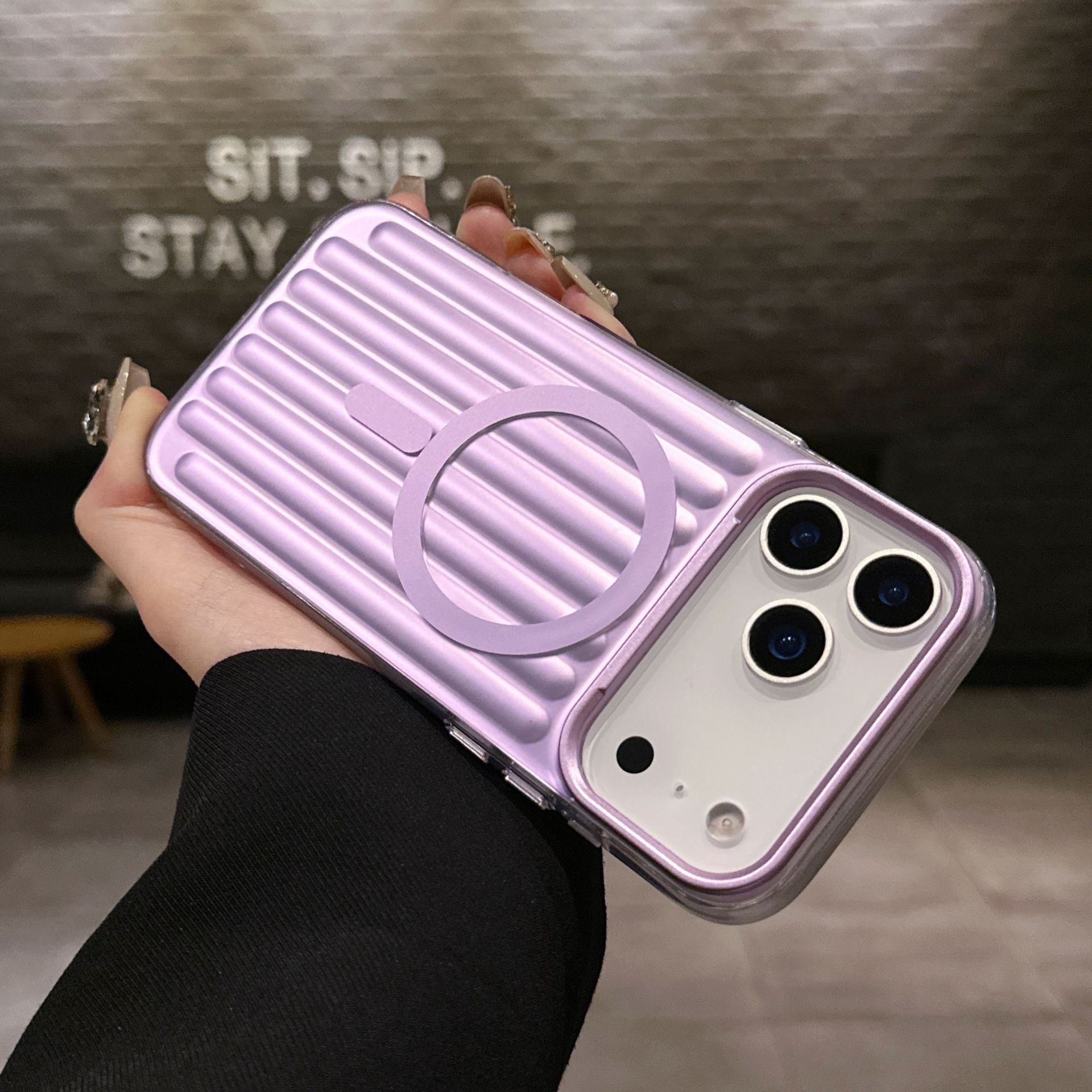 3D Luggage Phone Case Compatible with iPhone 17 Pro Max, Apple 16/15 Shockproof, Magnetic Charging