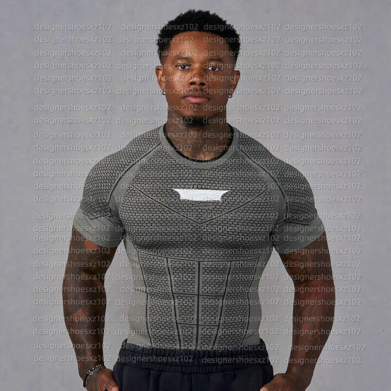 Younglas Designer Sweatshirts Young La Batman New Mens Tight Fitting T-shirt Jogger Sports Fitness Running Training Fleece Quick Drying Short Sleeved Size S-XXL