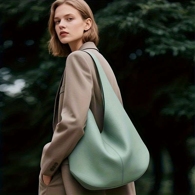 Designer Baguette Bag Medium Cloud Bag 35cm Womens Hobo Bags Fashion Lambskin Brown Purse Luxury Handbag Genuine Leather Black Shoulder Bag