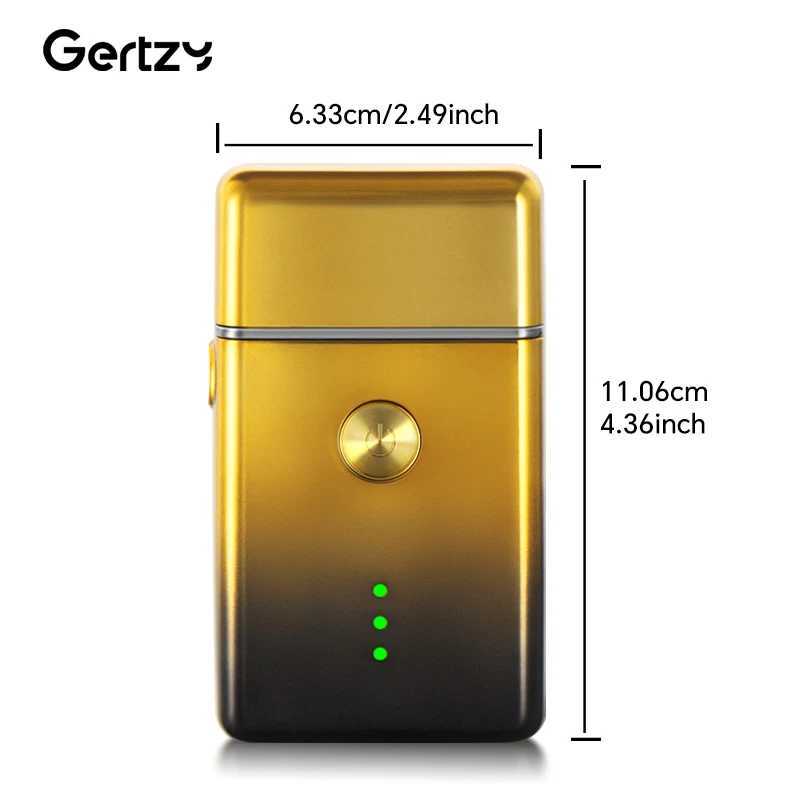 Mens electric shaver reciprocating aluminum foil shaver USB rechargeable beard shaver portable shaver for travel C251128