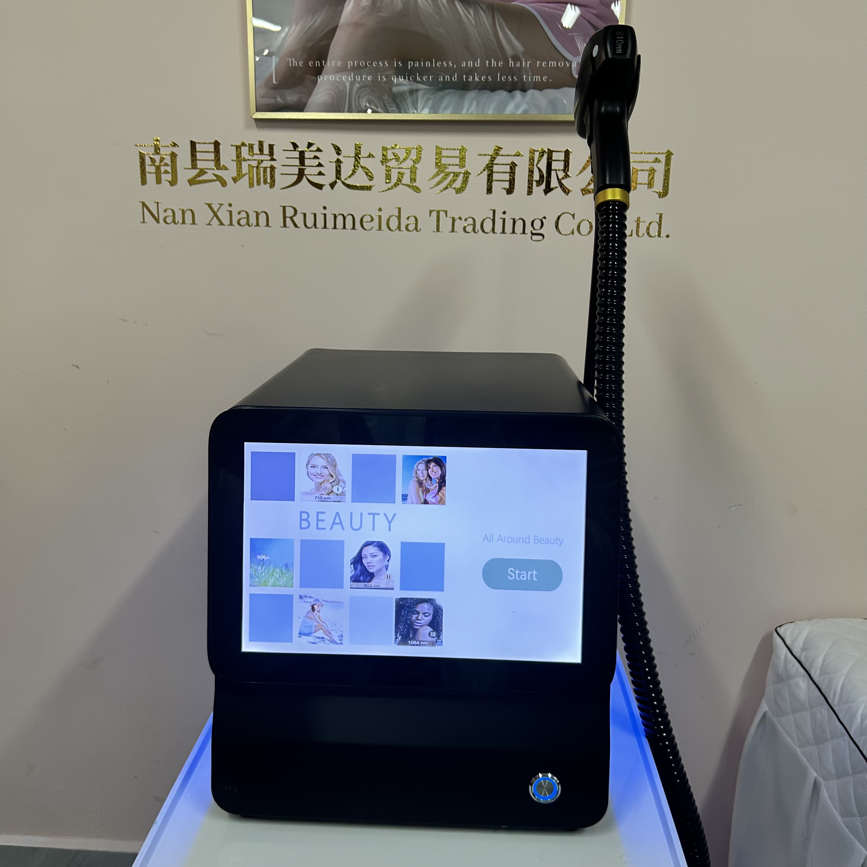 2025 NEW 808nm Alexandrite Device 3 waves Permanent CE Professional Diode Ice Titanium Laser Body Hair Removal Machine