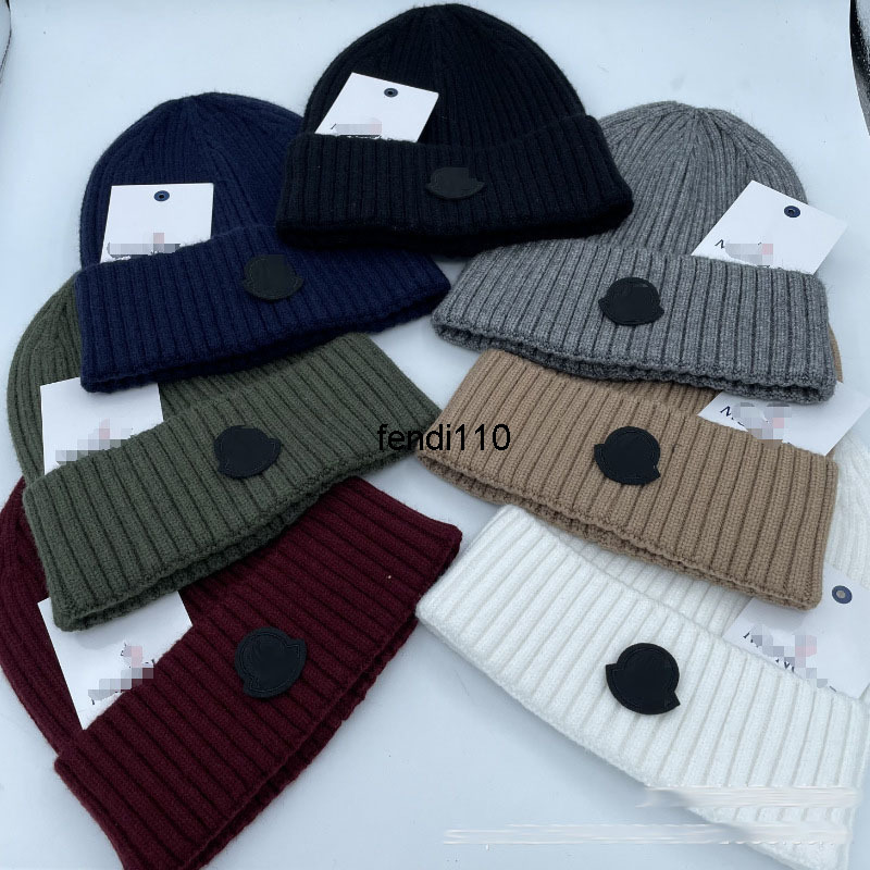 Beanie/Skull Caps Ear Muffs Autumn/Winter Chunky Knit Beanie - Unisex Sporty Casual Versatile Warm Hat Embroidered Letters Windproof Breathable Viscose Blend