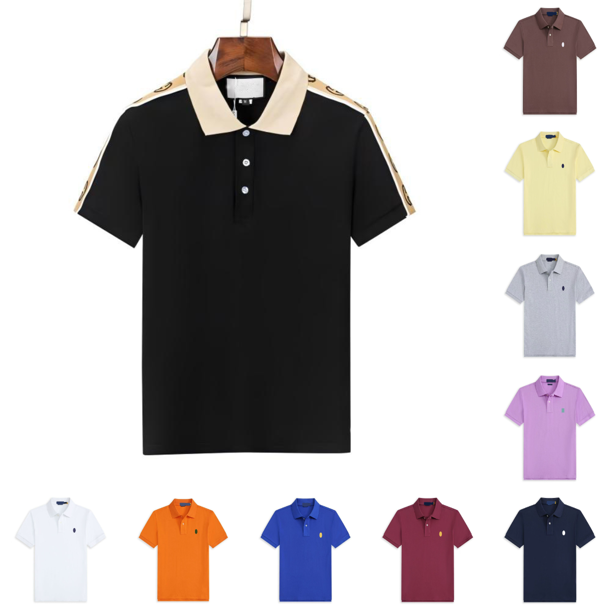 polo polo shirt mens designer polo tops Letter polos embroidery shirt clothing sleeved large tees printing polos summer casual short sleeve size M-3XL