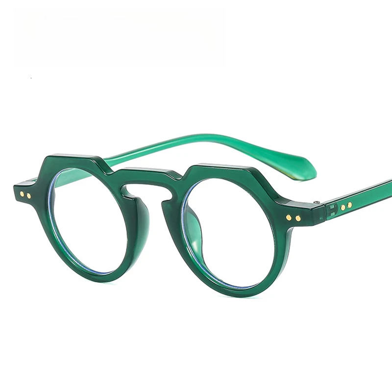 Luxury Brand Designer Blue Light Filter Reading Glasses Men Ultralight Clear Round Vintage Eyeglasses Women Farsighted Eyewear