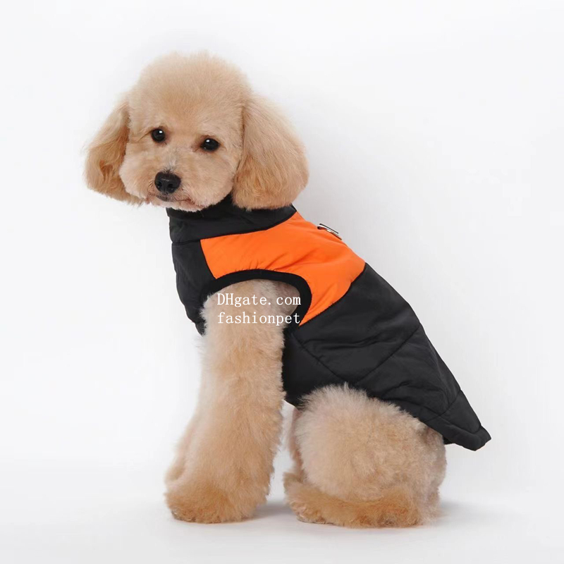 The Dog Face Dog Jacket Designer Dog Apparel Waterproof Dog Winter Coat, Cold Weather Dog Clothes Sport Vest with Zipper Closure and Leash Ring for Wa