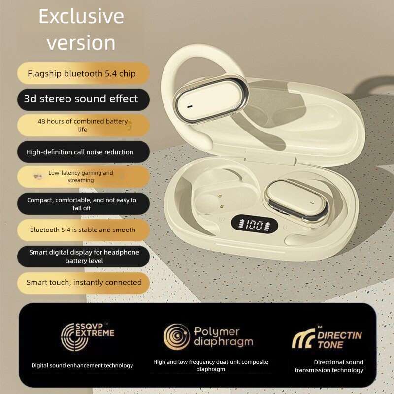 Famous Brand Famous Brand X Cross Border Hot Selling In Ear OWS Bluetooth Earphones Hook Sports Long Battery Life Noise Cancelling High Sound Quality