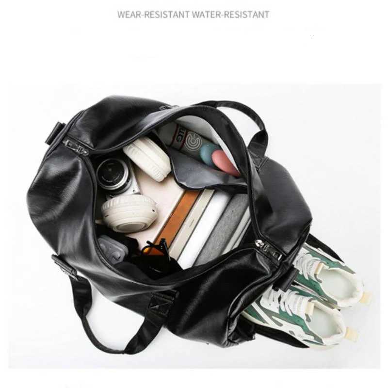 Golf Bost Bag Golf Clothing Bags Travel Business Handbag Large-capacity Crossbody Handbag Soft PU Leather Sports Fitness Gifts Y251128