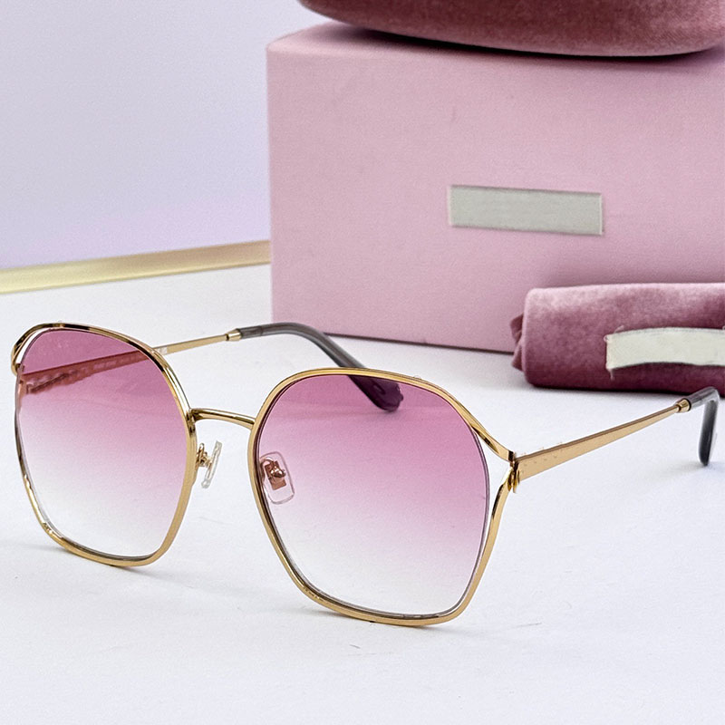 Fashion women sunglasses with metal circular frame and metal legs SM06 gradient lenses polarized lenses for outdoor leisure beach style UV400 protection