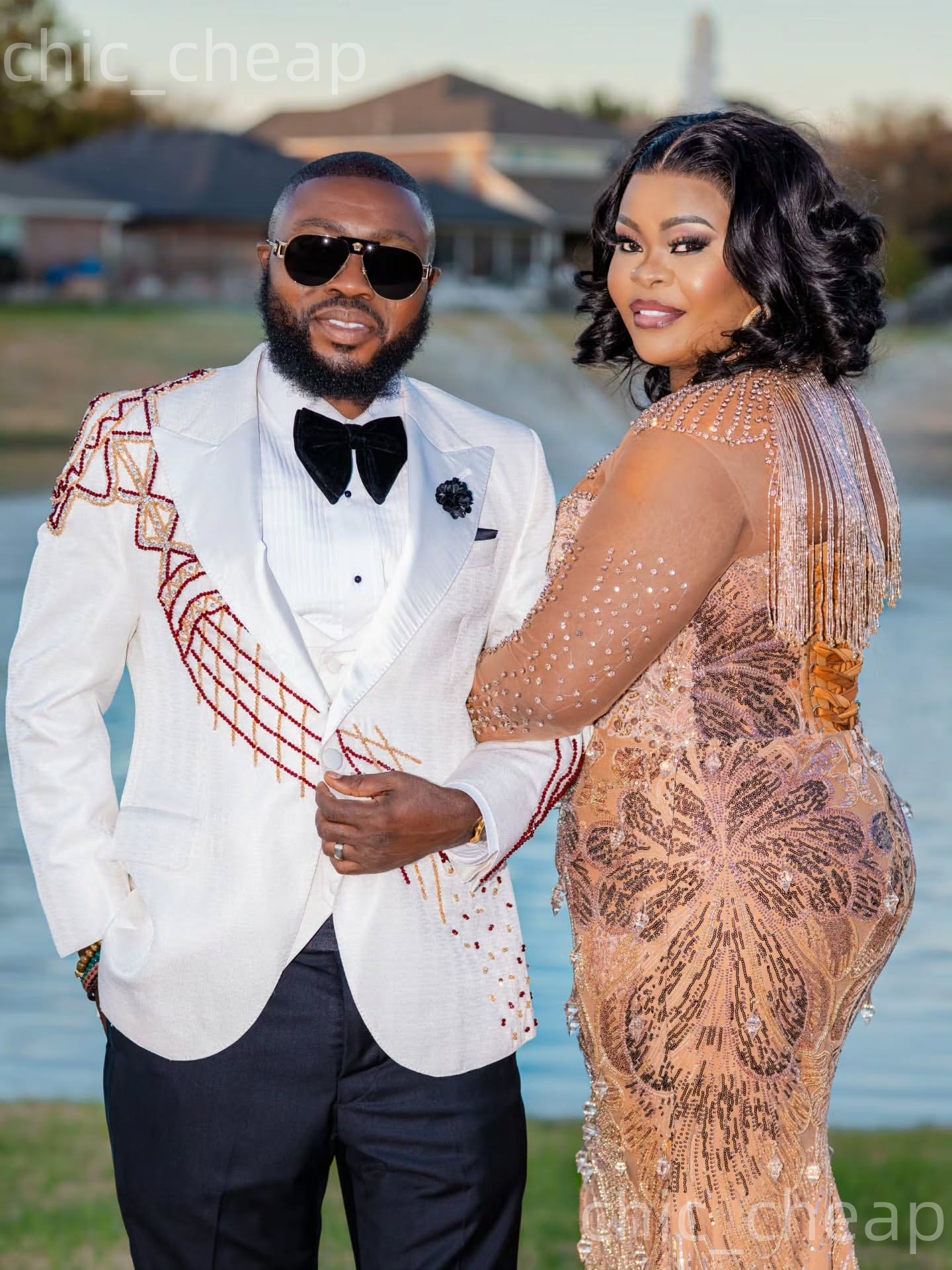 Aso Ebi Champagne Mermaid Prom Dresses 2026 Rhinestones Illusion Evening Formal Party Second Birthday Engagement Gowns Plus Size Dress For Special Occ