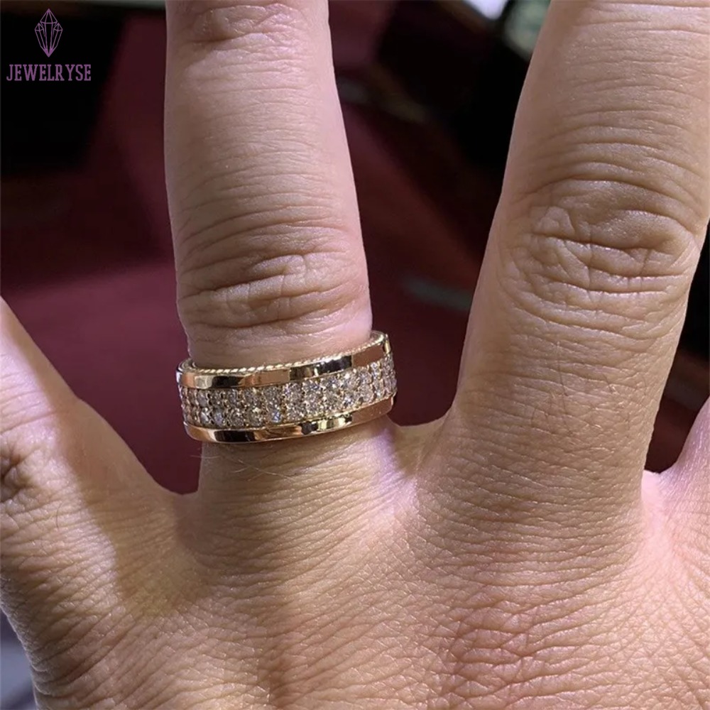 Choucong Brand Luxury Jewelry Wedding Rings 925 Sterling Silver Gold Fill Pave White Sapphire CZ Diamond Party Circle Women Engagement Band Ring for L