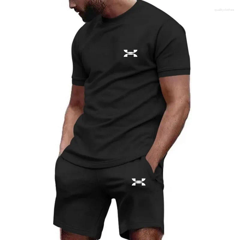 Men's Tracksuits 2025 Sportswear Short Sleeved T-shirt And Sports Shorts Summer Casual Jogging Pants Set Two-piece