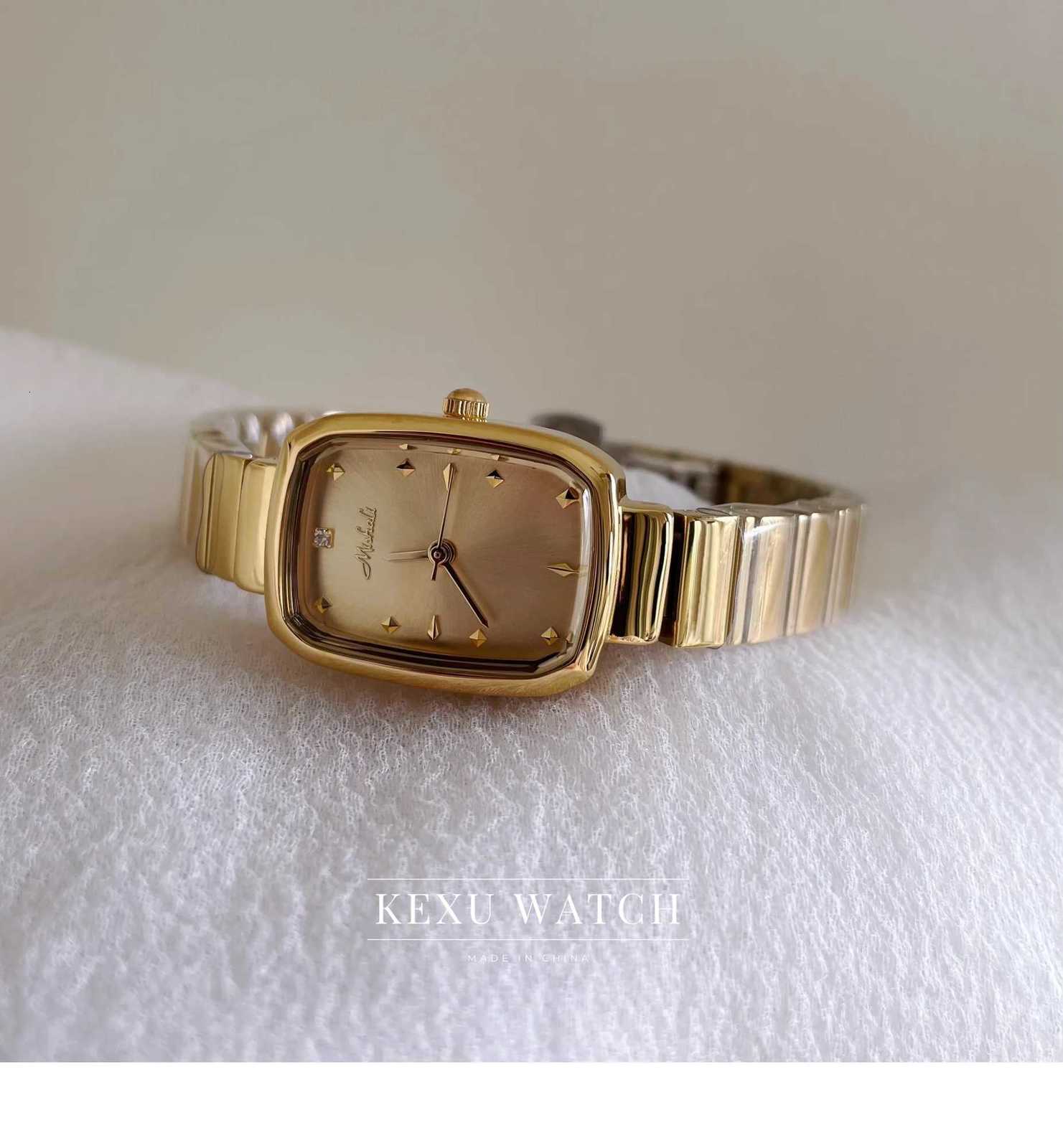 Mishali Watch Dainty Gold/Green/Blue/Black/Silver Dial Watch for Wen Elegant Rectangar Face Quartz Wristwatch for Wen X251128