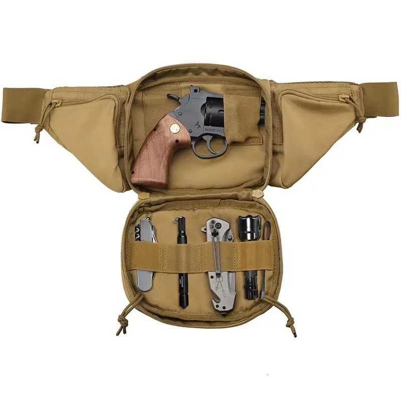 Packs for Men Nylon Shoulder Hiking Tactical Multi-function Waist Pack Fanny Mobile Phone Bag Sports High-capacity Waist BagT251128