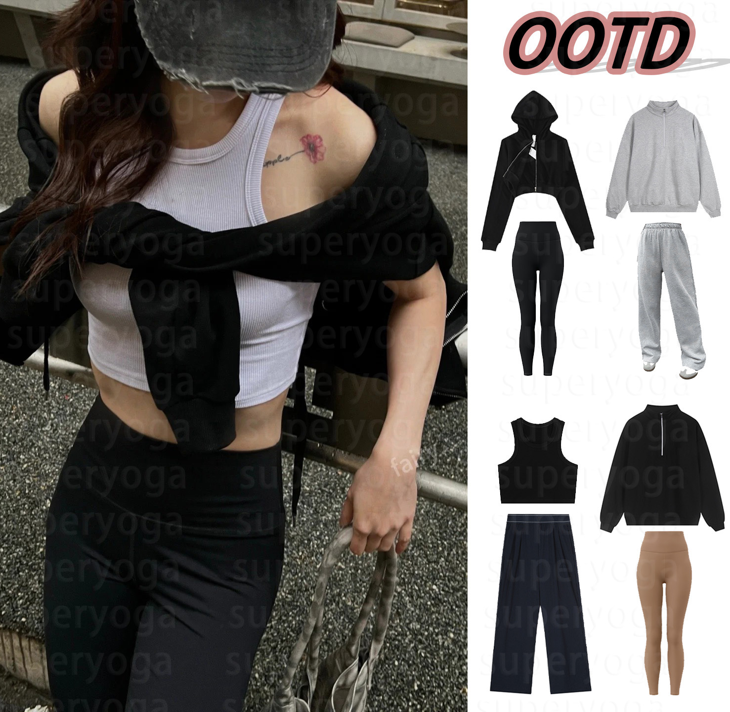 New Women Clothes Yoga Set Hoodie Half zipper Sweatshirt leggings Warm Coat Jacket Thick Autumn and Winter Version alosetism women clothes sets