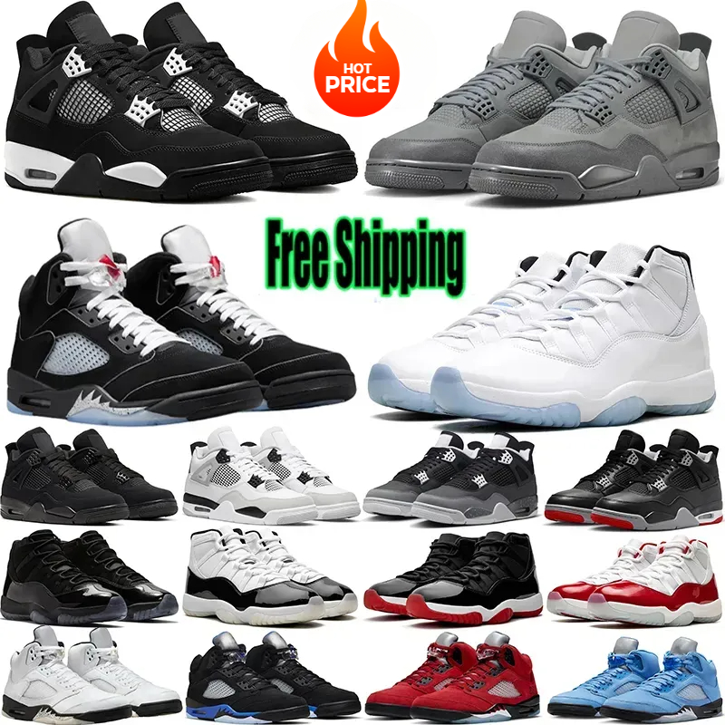 2025 Free Shipping 4 5 11 Basketball Shoes For Men Women 5s 11s Sneakers White thunder Bred Cool Grey Metallic Reimagined Wheat Mens outdoor Sports Trainers shoes