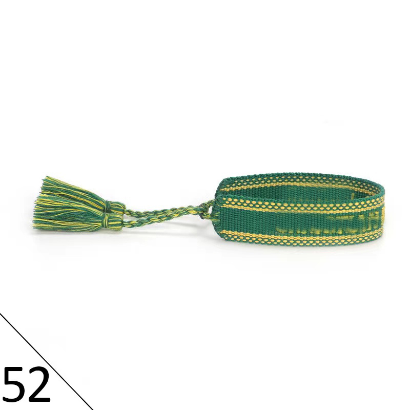 Bohemian ethnic style letter woven bracelet hand-embroidered chain a1 01
