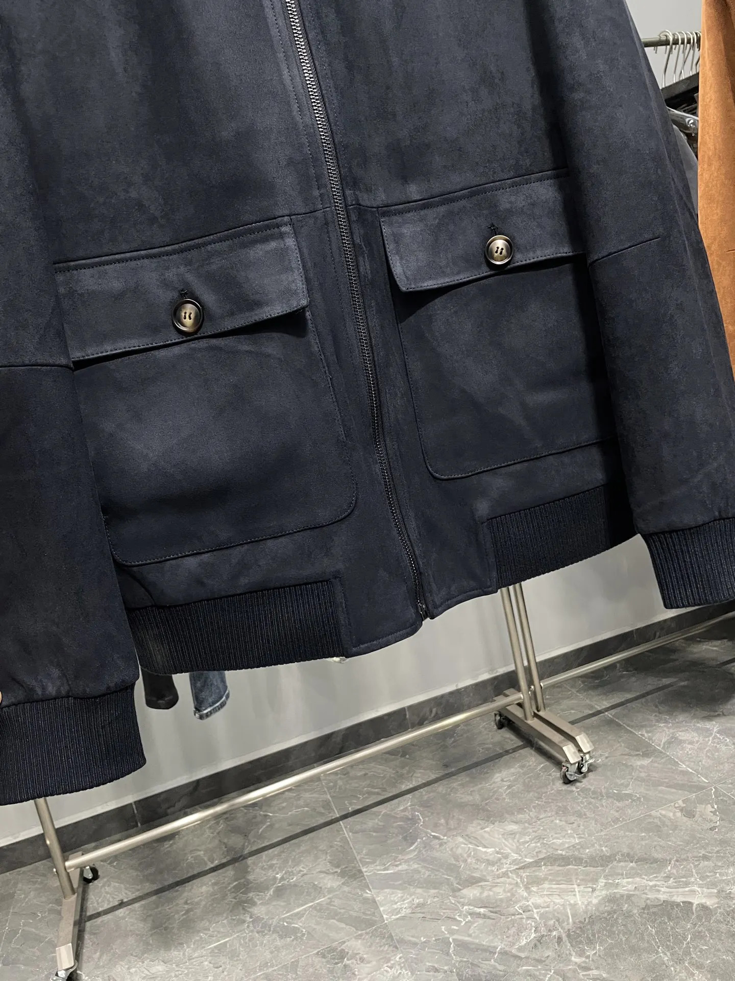 Italian LP mens suede jacket European and American 25 autumn winter lapel business casual 251121