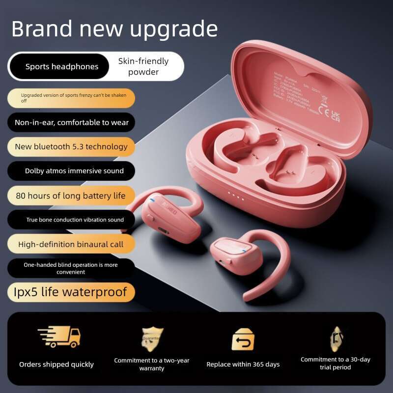 Famous Brand Famous Brand Battery Life Bluetooth Earphones Third Generation Open Wireless Comfortable For Long Wear Sports Ear Hook Style