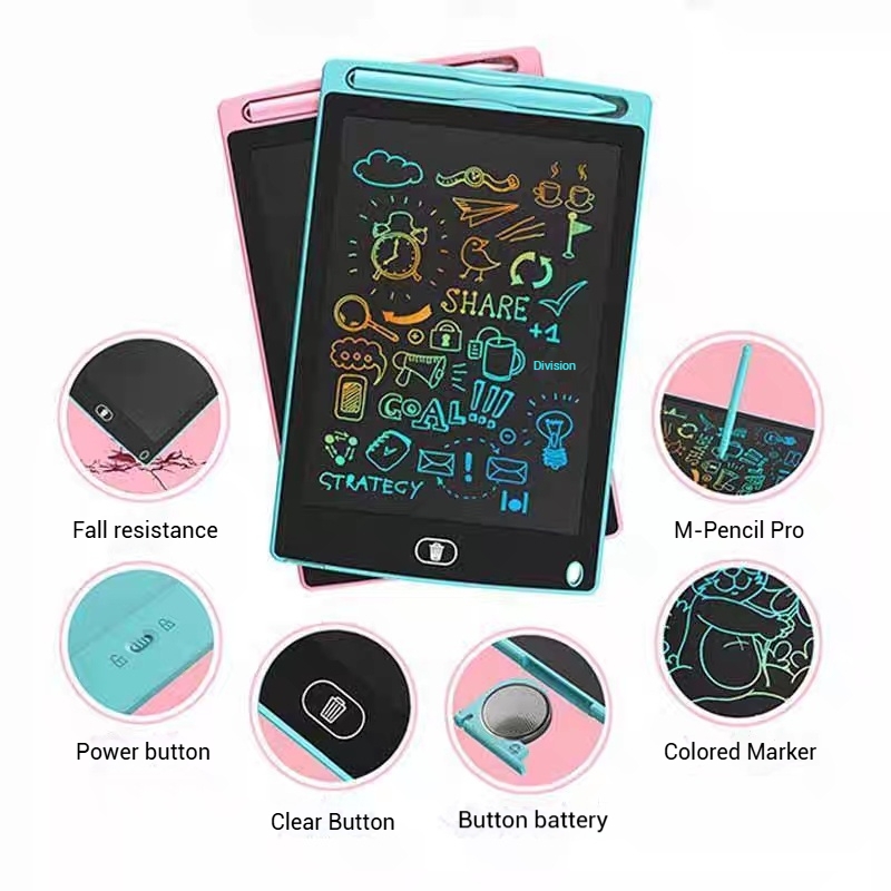3/8.5/ 12 inch Writing Board Drawing Tablet LCD Screen Writing Digital Graphic Tablets Electronic Handwriting Pad Toys Gifts Child