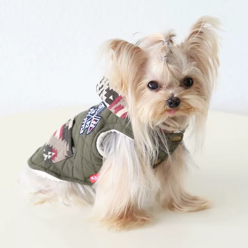 T0090Special clothes skirt puppy Yorkshire terrier sweater autumn and winter winter clothes for small dogs
