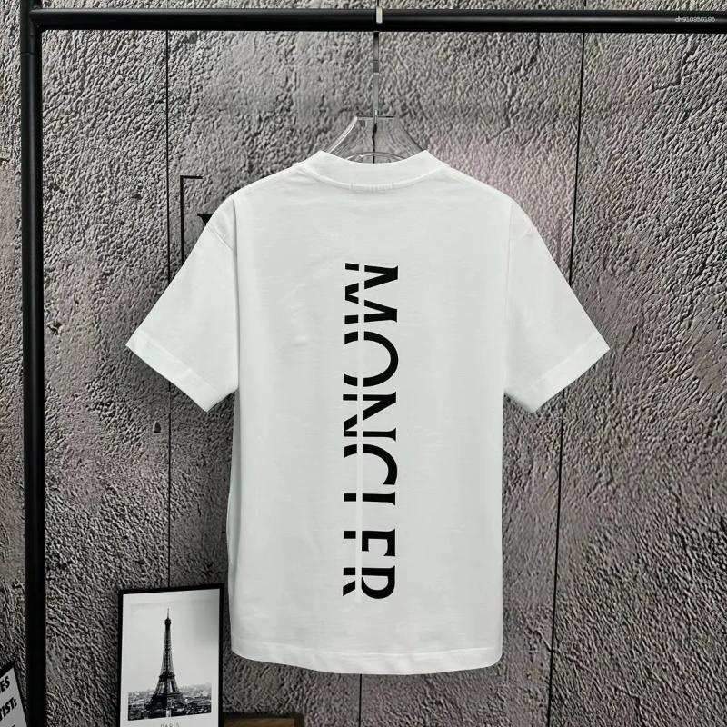 Men's T Shirts Graphic Print White T-shirts Women's Casual Short Sleeve Crew Neck Cotton Tee Luxury Brand High End Unisex Fashion Tops