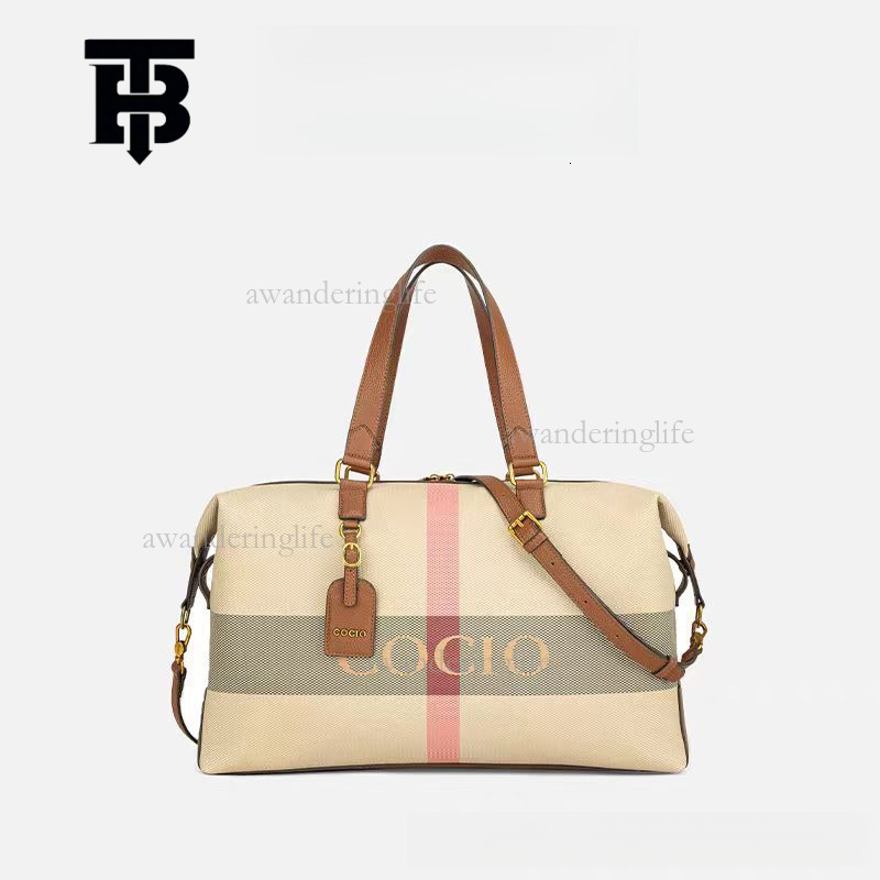 TB BHULAMTE Designer Luxury New Checkered Classic Handbag Large Capacity Elegant Versatile Fashion Travel Bag Simple Shoulder Bag