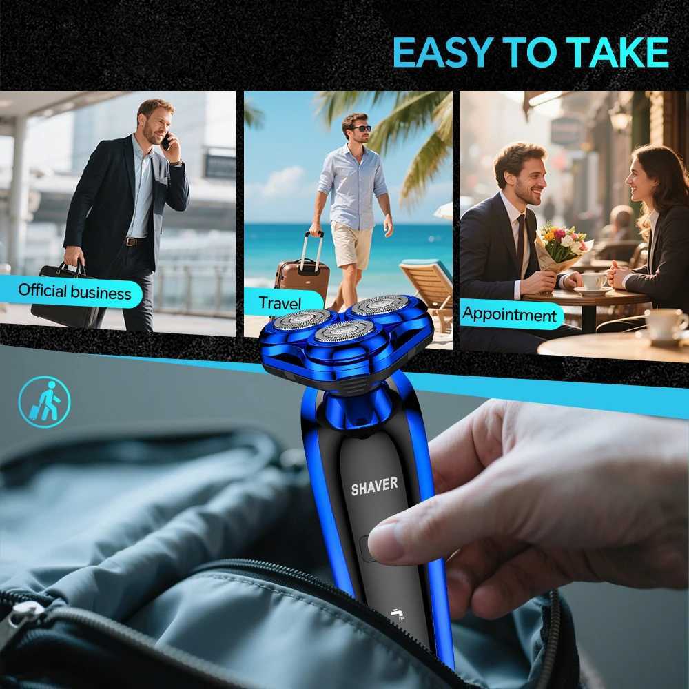 Electric shaver rechargeable mini portable shaver intelligent floating shaver the choice of gift for men C251128