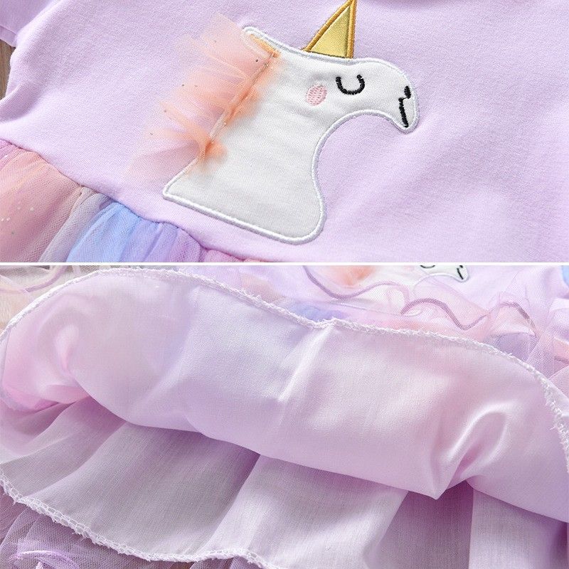 DISNEY baby girl designer clothes infant designer clothes Frozen Elsa princess Girls' dress in simple style for holiday outfit and birthday party