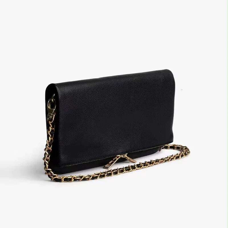 Spring 2025 New Fashion Briefcase Large Capacity Ladies Retro Crossbody Design Casual Chain Envelope Shoulder Bag