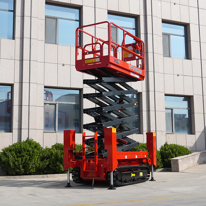 Robust 2-16m Scaffolding Equipment - Hydraulic Incline Lift Platform Outdoor