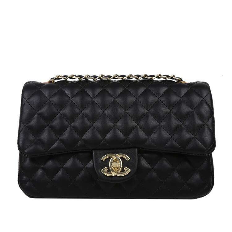 Women's 2024 Fashion Single Shoulder Crossbody High Texture Small Fragrant Style Diamond Grid Chain Bag