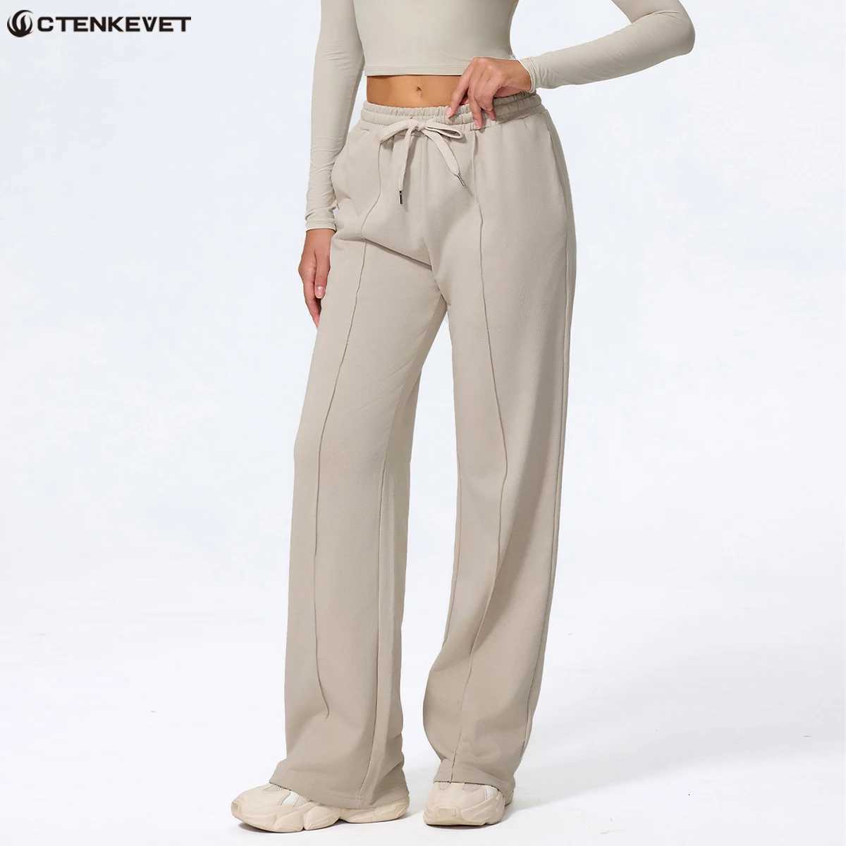 Winter Warm Fall Women Yoga Long Pants Gym Workout BaggySweatpants Female High Waist Tracksuit Bottoms Woman Drawstring Joggers H251128