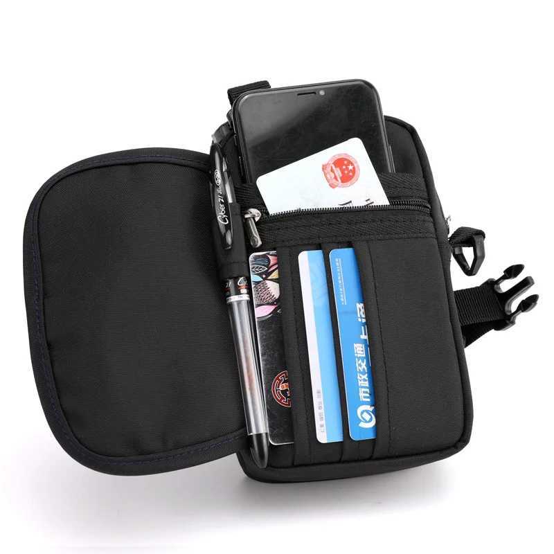 Waist Pack Mens Casual Travel Purse Waterproof Belt Zipper Tactical Outdoor Fanny Pack Phone Pocket Chest Sling BagT251128