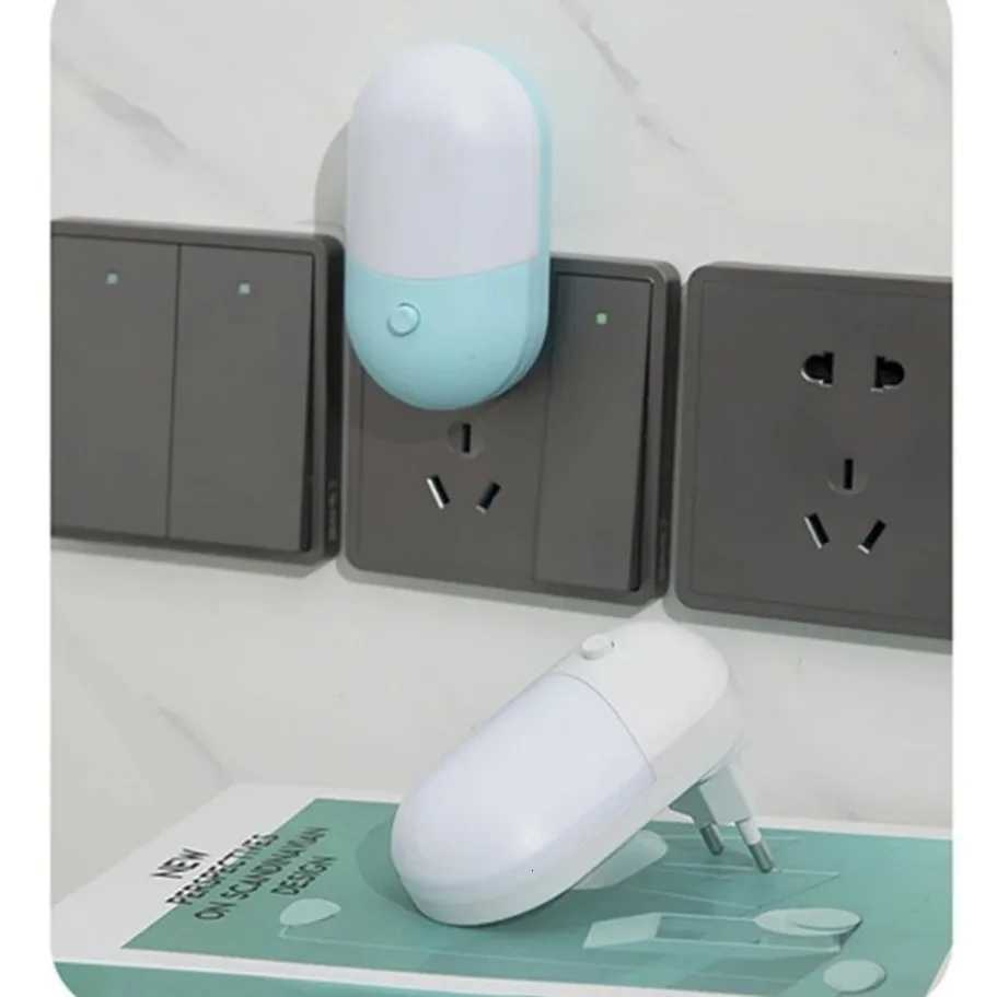 LED Night Light Sensor Lighting Mini EU/US Plug Night light Lamp For Children Room Bedroom Lights Christmas Plug Night Lamp M251128