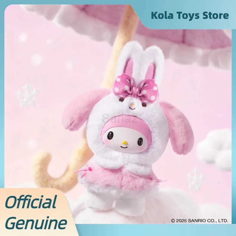 Sanrio New Genuine Small Cloak Series Blind Box Pendant Cute Vinyl Plush Figure Doll Trendy Toy Pendants Mystery Box Girl Gift H2512171