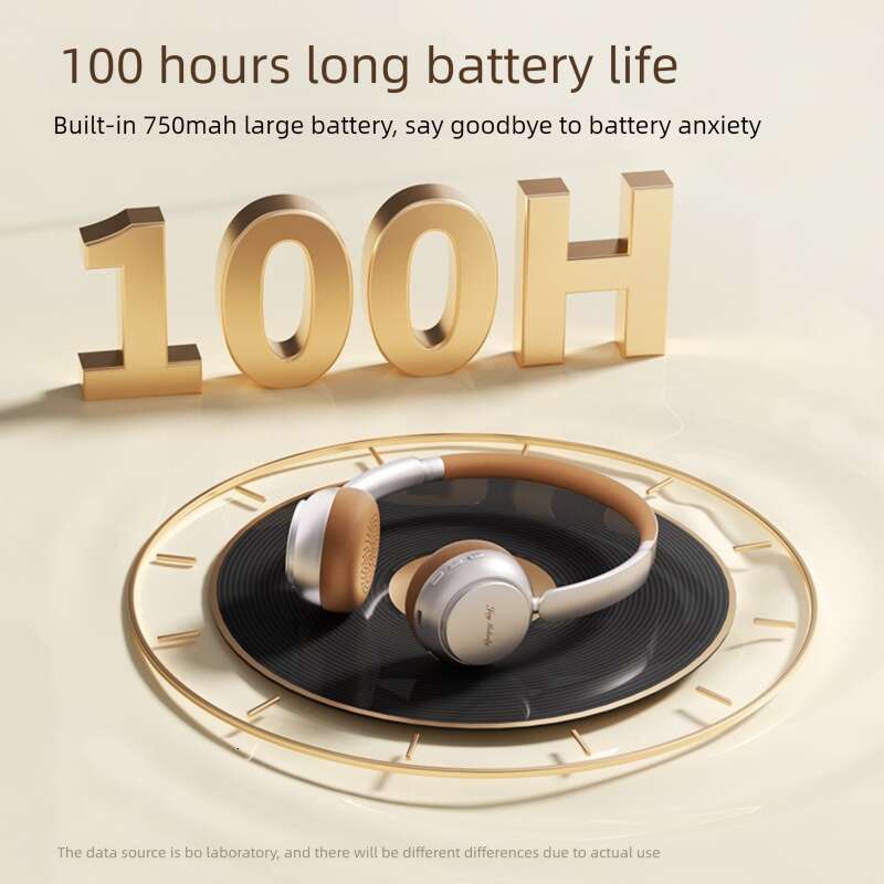 Famous Brand Famous Brand Cross Border Hot Selling Head Mounted Retro Style Noise Cancelling New Long Lasting Bluetooth Earphones