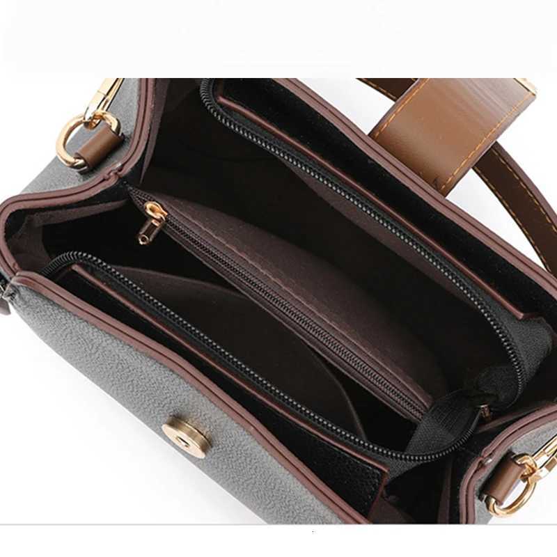 Small Bucket Shoulder Bags For Women Luxury Designer PU Leather Messenger Crossbody Bags Ladies Casual Solid Color Purse Handbag K251128