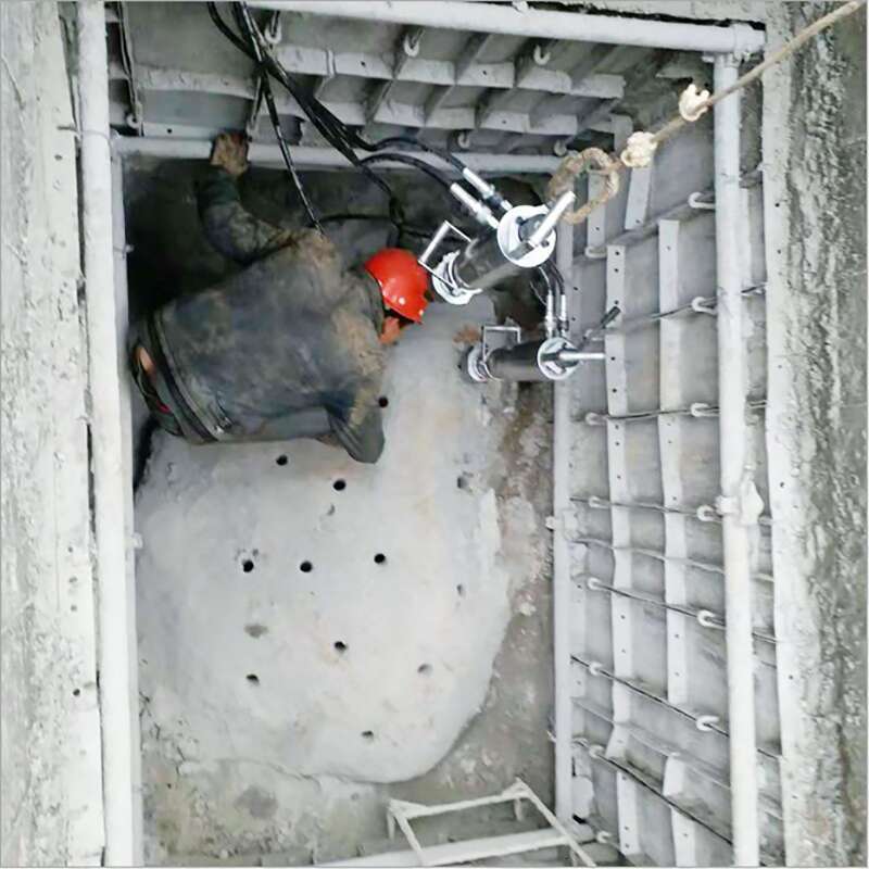 Hard rock hydraulic splitter without blasting delivers efficient silent demolition ideal for sensitive urban construction and quarry project