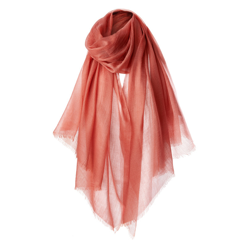 K560 Wholesale solid color Inner Mongolia water-soluble cashmere scarf women's summer air-conditioned room outdoor solid color ring cashmere suns